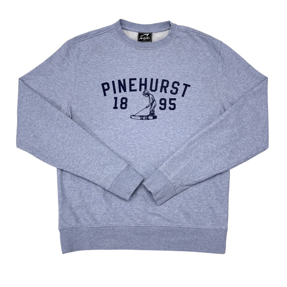 Pinehurst Sweatshirt Womens Size Small Blue Crew Neck Pullover Golf Country Club